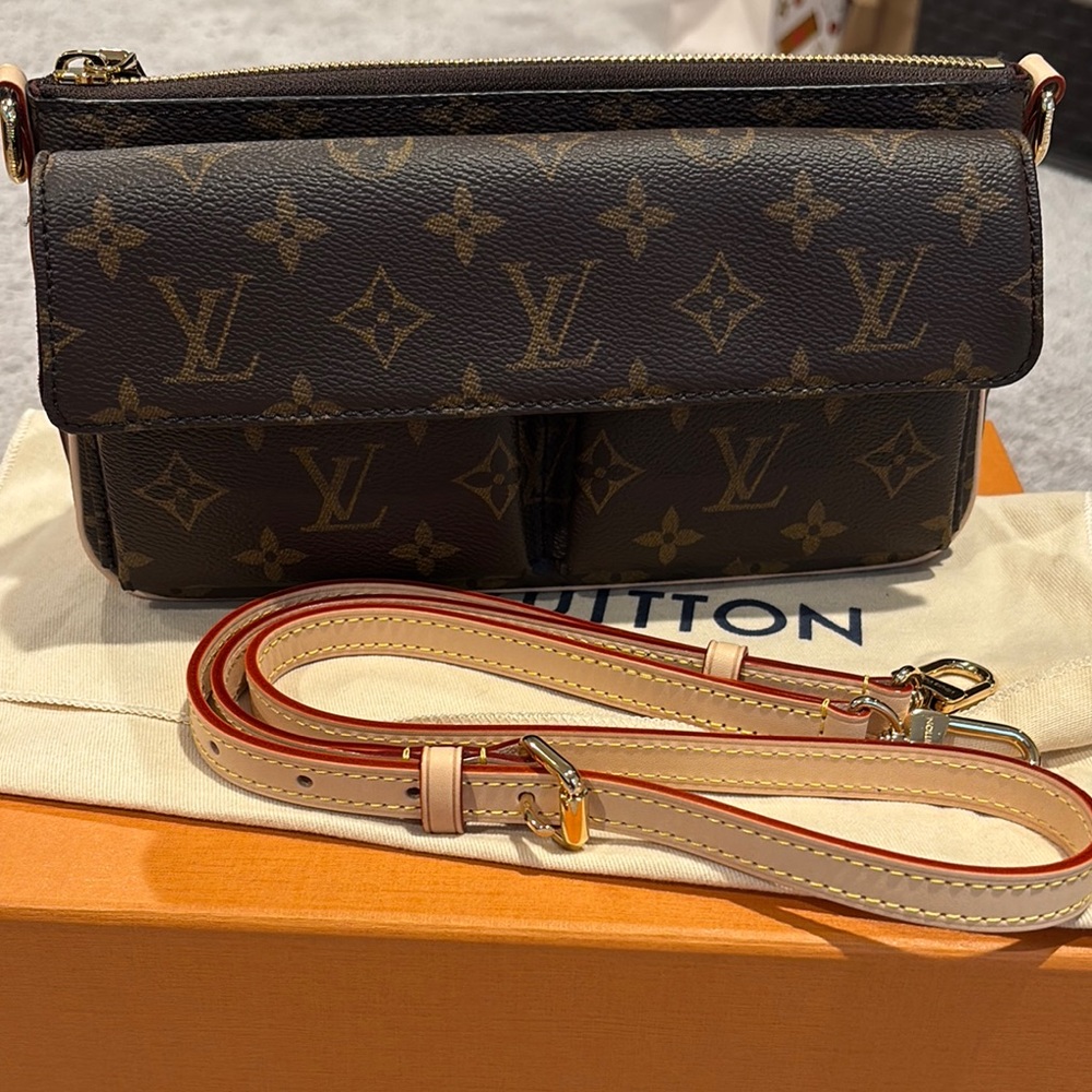 Louis Vuitton Brown Monogram Crossbody Bag